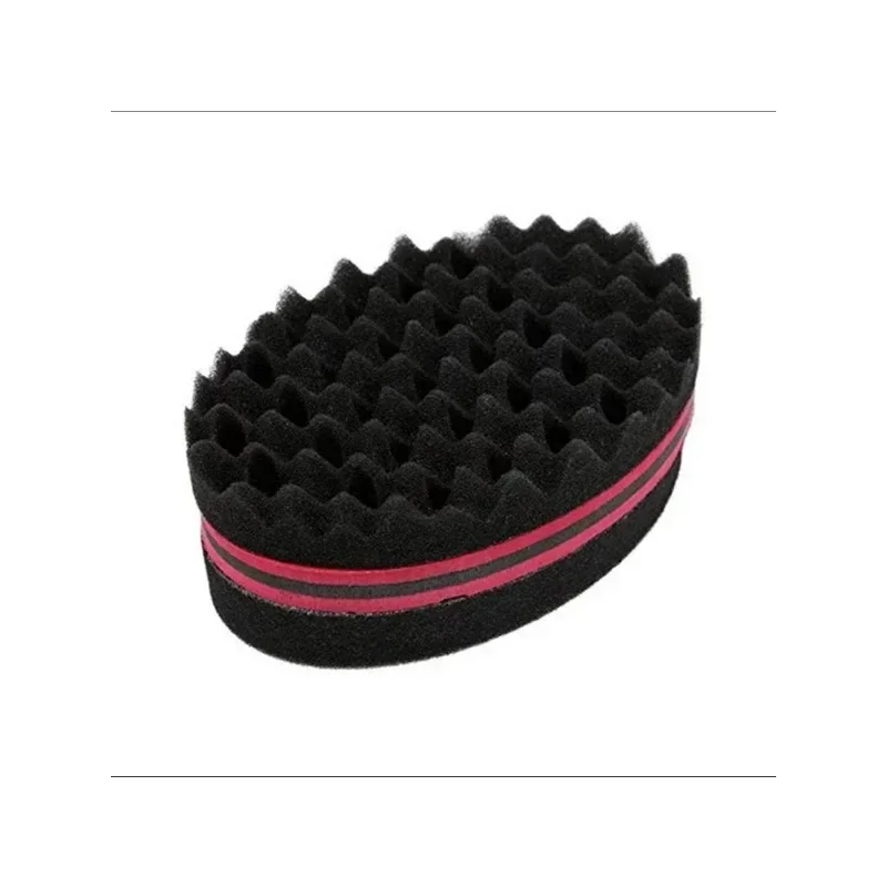 Double Sides Magic twist hair brush sponge Sponge Brush For Natural afro coil wave dread For Hair Styling Tool