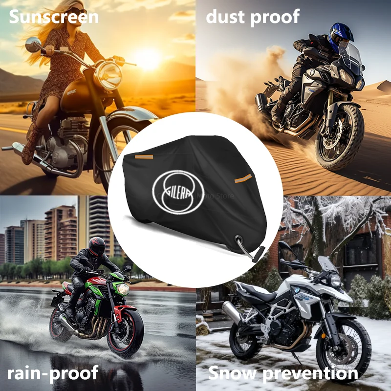 Gilt fürMotorradabdeckung Wasserdichter Outdoor-Roller UV-Schutz Staubregenschutz Für Gilera GP800 Fuoco Nexus 500 Runner 50 125 200 | DE