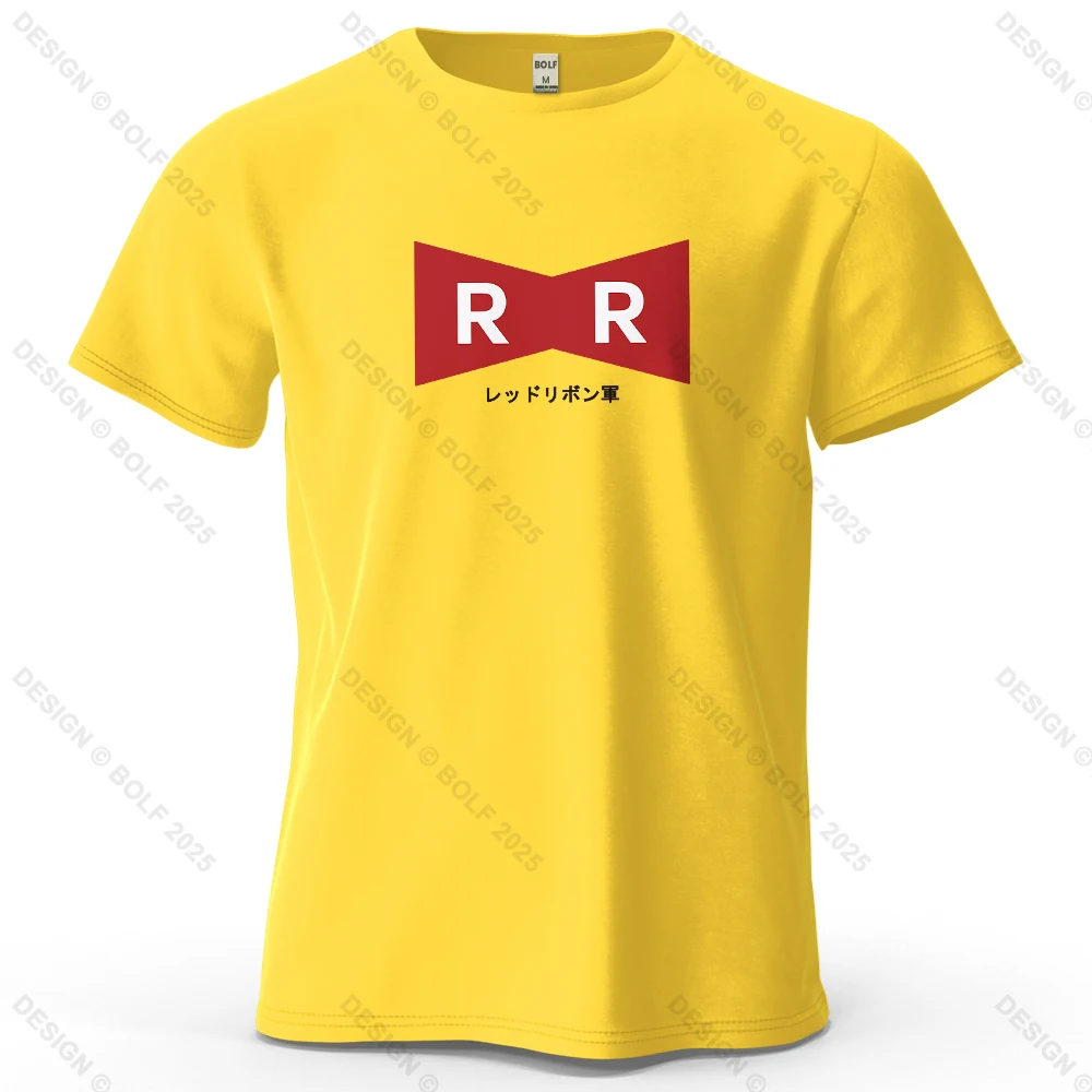 Red Ribbon Army Oversized Unisex Anime Graphic T-Shirt - 100% Cotton Casual Streetwear