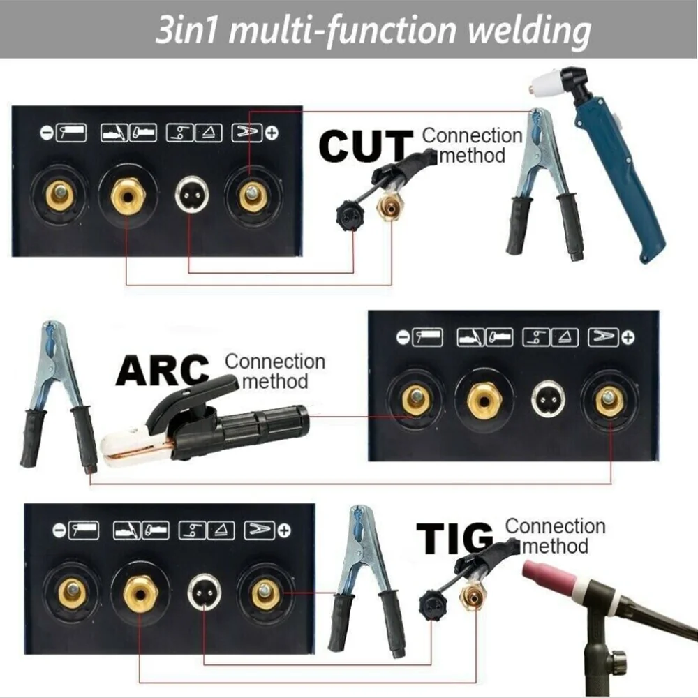 Plasmargon Plasma Cutter 4 in 1 Welding Machine CT418 Tig MMA CUT HF Pulse DC inverter CNC Plasma Cutter for Metal 6