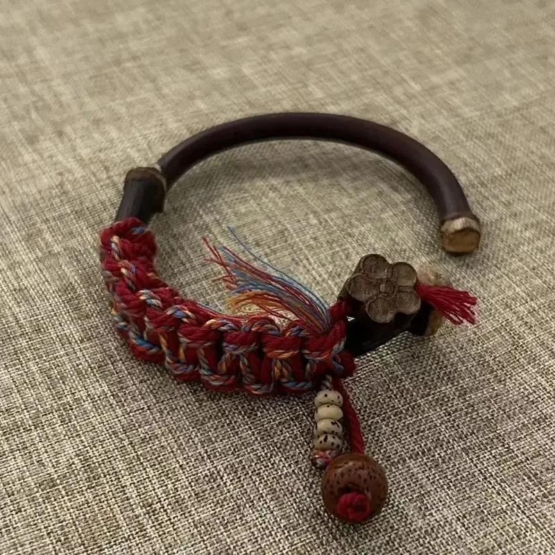 Natural Chicken Blood Vine Tibetan Bracelet - image 2