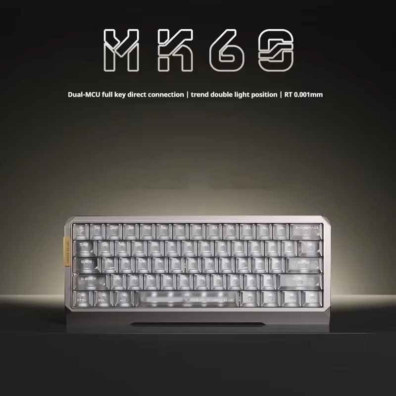 AULA X MORK BLADE MK60 磁気スイッチメカニカルキーボード CNC アルミ