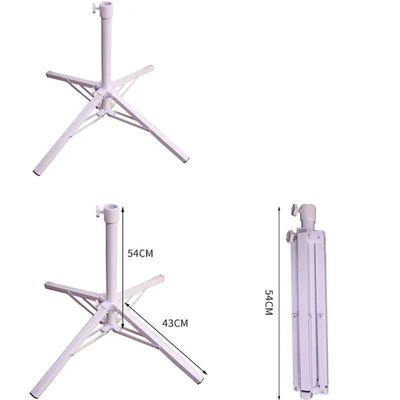 Sun Shade Umbrella Folding Stand, Patio Umbrella Base Holder Metal Base Stand Holder for Artificial Xmas Tree Outdoor