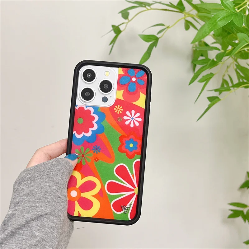 Wildflower 3D Metal Cartoon Phone Case