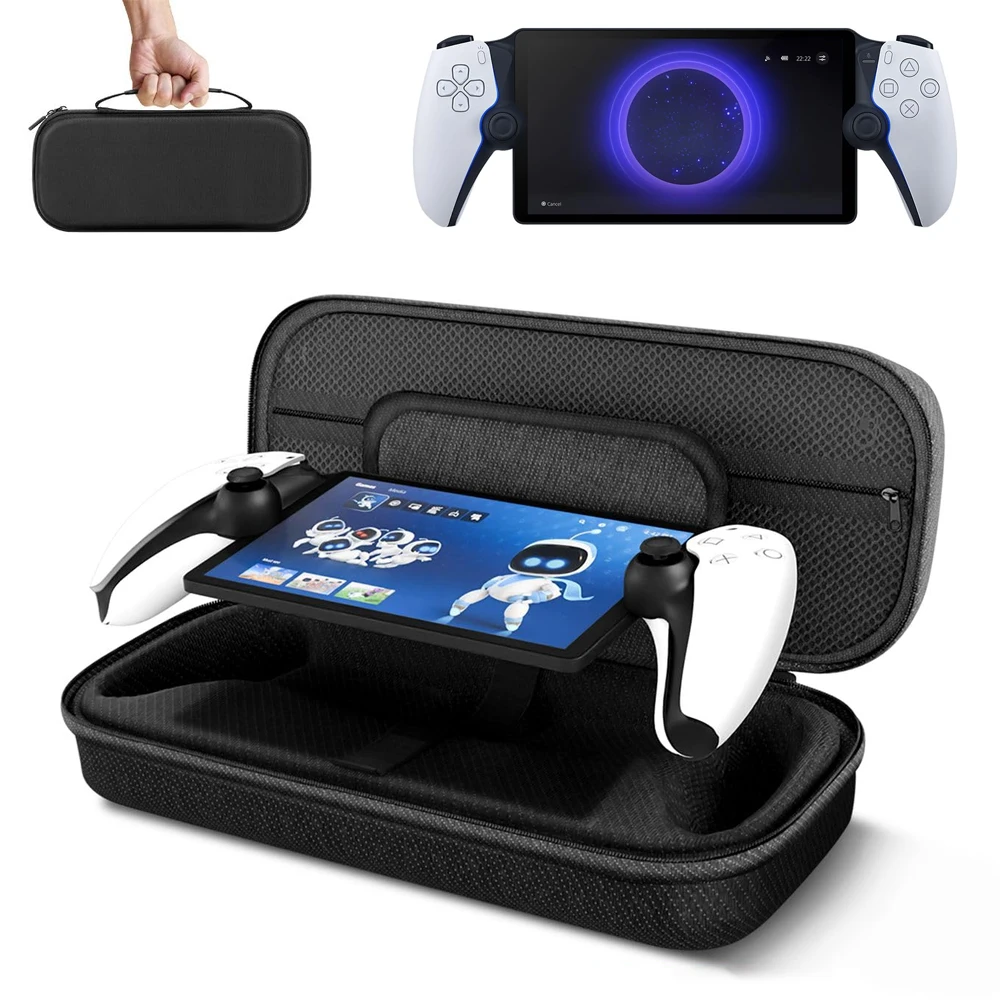 Portable Case Bag EVA PS5 Portal Protective Storage Pounch Shell Sony PlayStation Portal Handheld Game Console Accessory