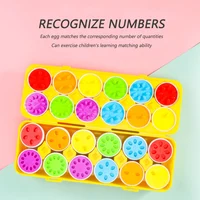 Matching Eggs Toys for 1 2 3Toddlers Montessori Toys Easter Eggs Shape Sorter Games Children Educational Learning Toys 2
