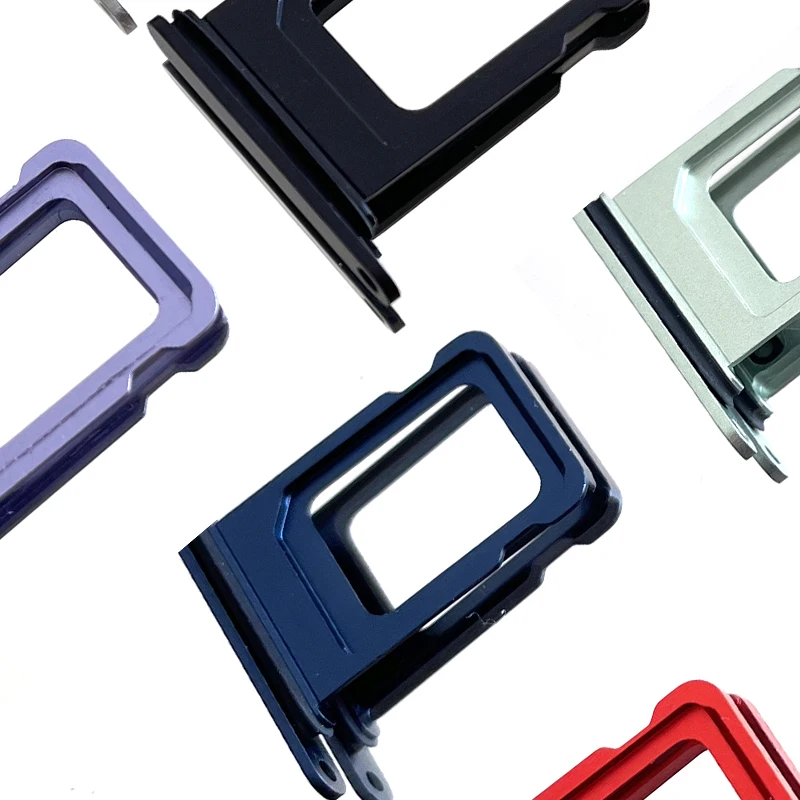 12Pcs Sim Card Tray Holder  for IPhone 11 12 13 Pro Max Mini XR Single Solter Reader Adapters Flex Cable Repair Part