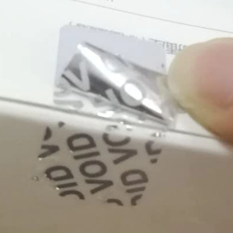 Warranty Protection Sticker 40*20mm Tamper Proof Void Label Stickers Disposable Security Seal Anti-counterfeiting Sticker