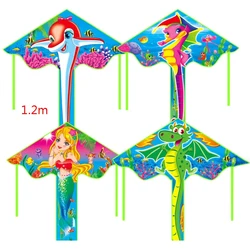 Cerf volant de dessin animé pour enfants, jouet d'extérieur, haute qualité, 135cm, queue Delta, Sport 