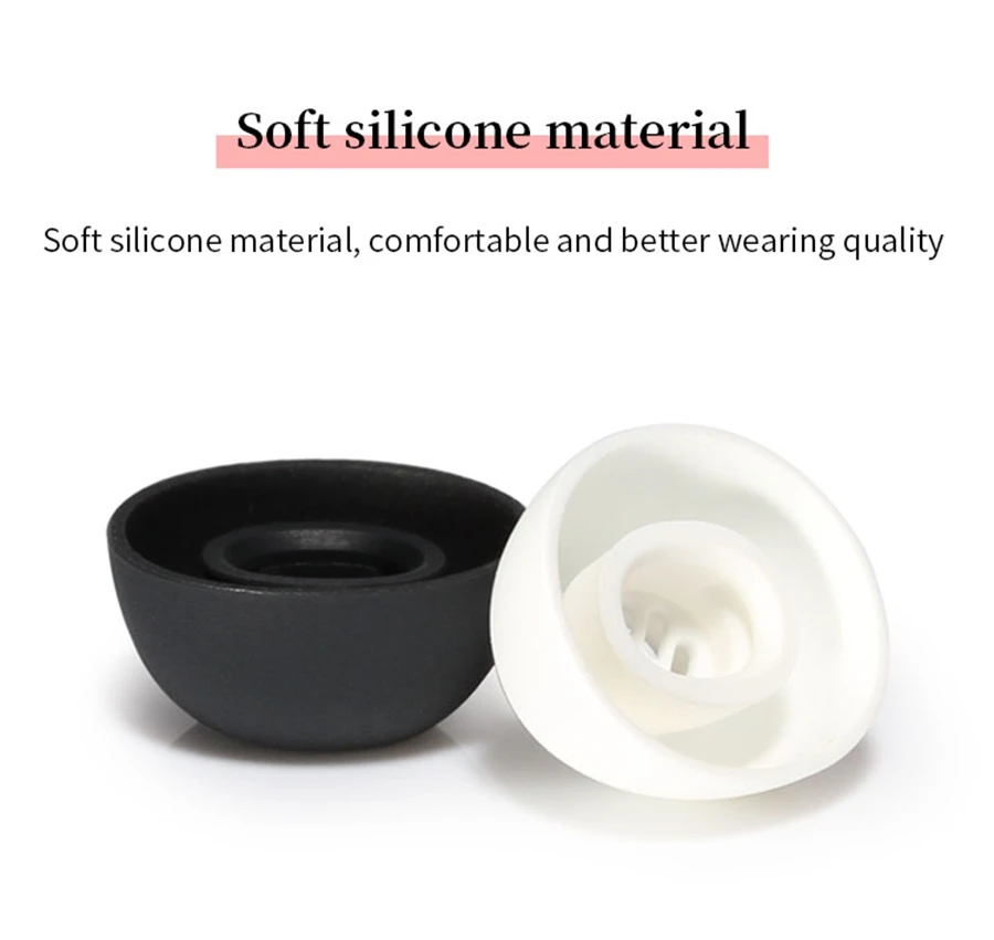 6Pcs Silicone Ear Tips for OPPO ENCO Air4 Pro True Wireless Earbuds Eartips AIR 4 Pro TWS Tips headphones Earplugs