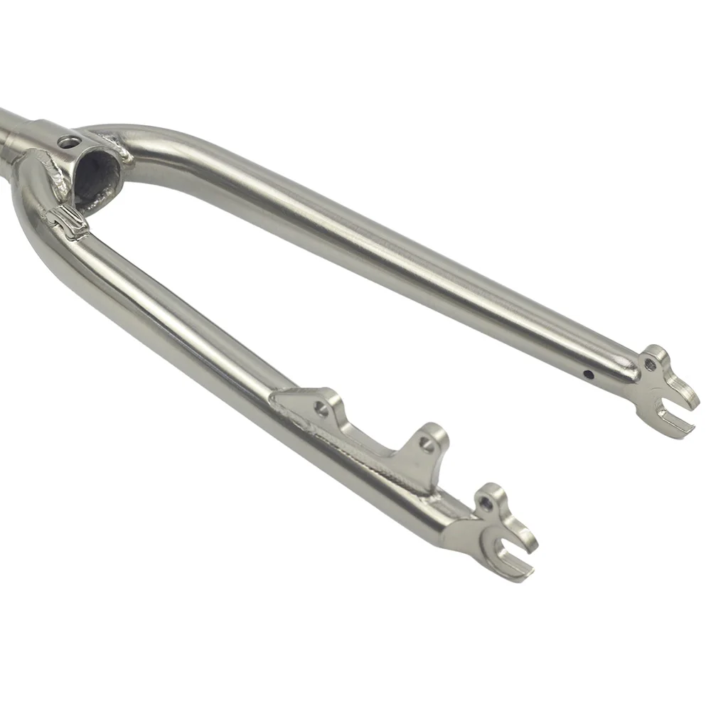 SILVEROCK Chrome Steel Fork Disc Brake Rigid Fork 20