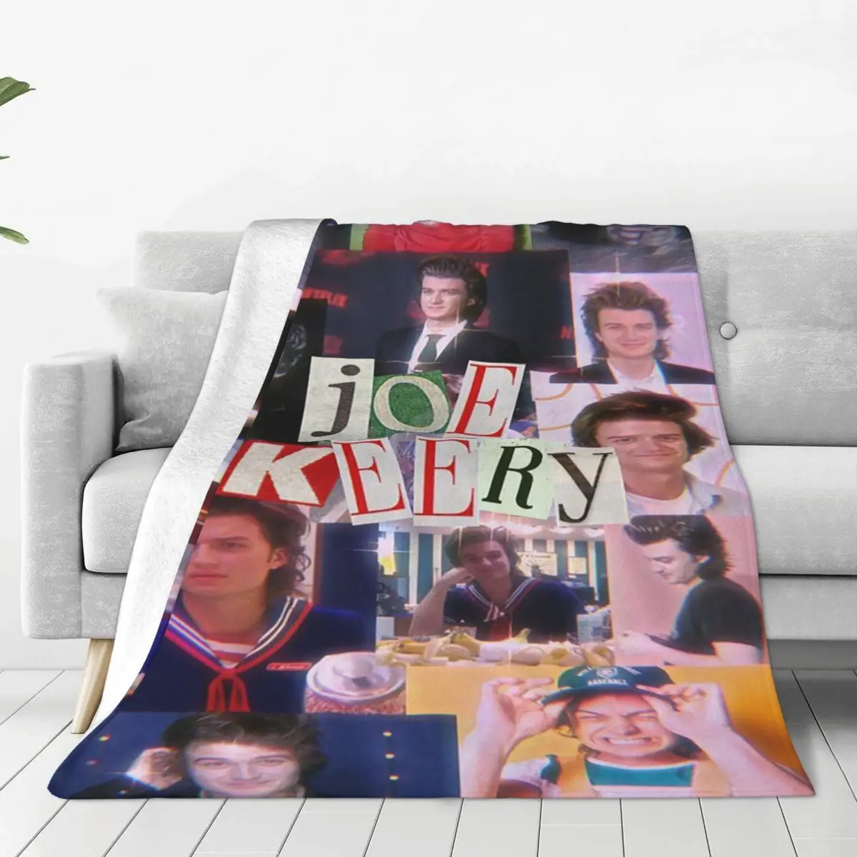 

Joe Keery Blankets Velvet All Season Steve Harrington Tv Show Multifunction Warm Throw Blankets for Bedding Car Plush Thin Quilt
