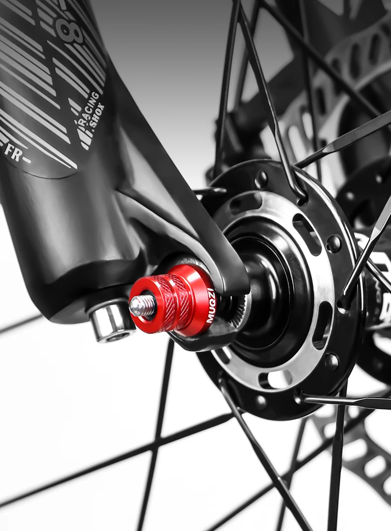 Description Picture 2 of itemMUQZI 1 Pair Quick Release Lever Skewers Screw M5 Hub Front Rear Skewers Bolt MTB Road BMX Fixed Gear Bike Wheel Hub Parts