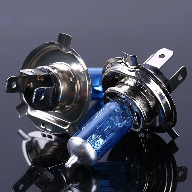 LED H4 High and Low Beam Halogen Bulb Car 60/55w 12v White Light P43t Light Headlight Lamp 6000k 55w Headlight Lamp H4 Car led car lights led bulbs led headlights led car headlights car headlamps hid headlight bulbs