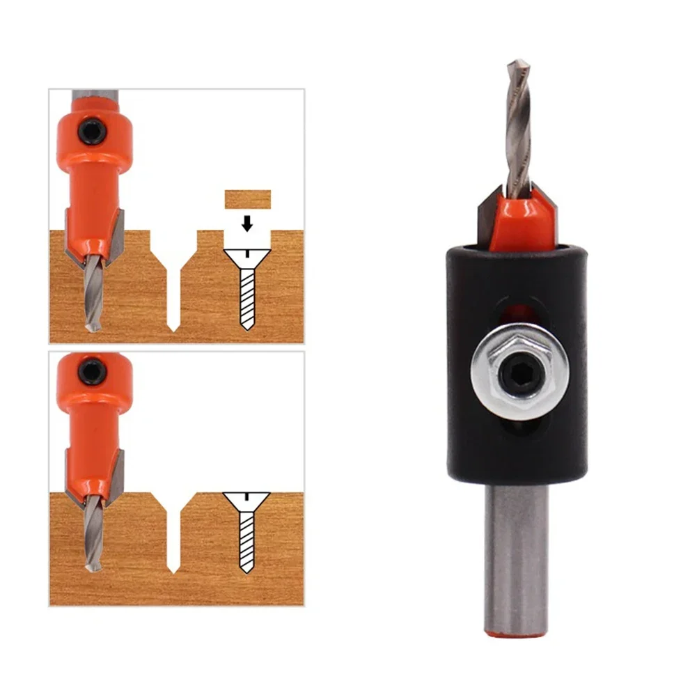 2Set Woodworking Drill Limiter Depth Stop Collars Ring Positioner Double-hole Woodworking Accessories Stop Ring,woodworking drill accessories