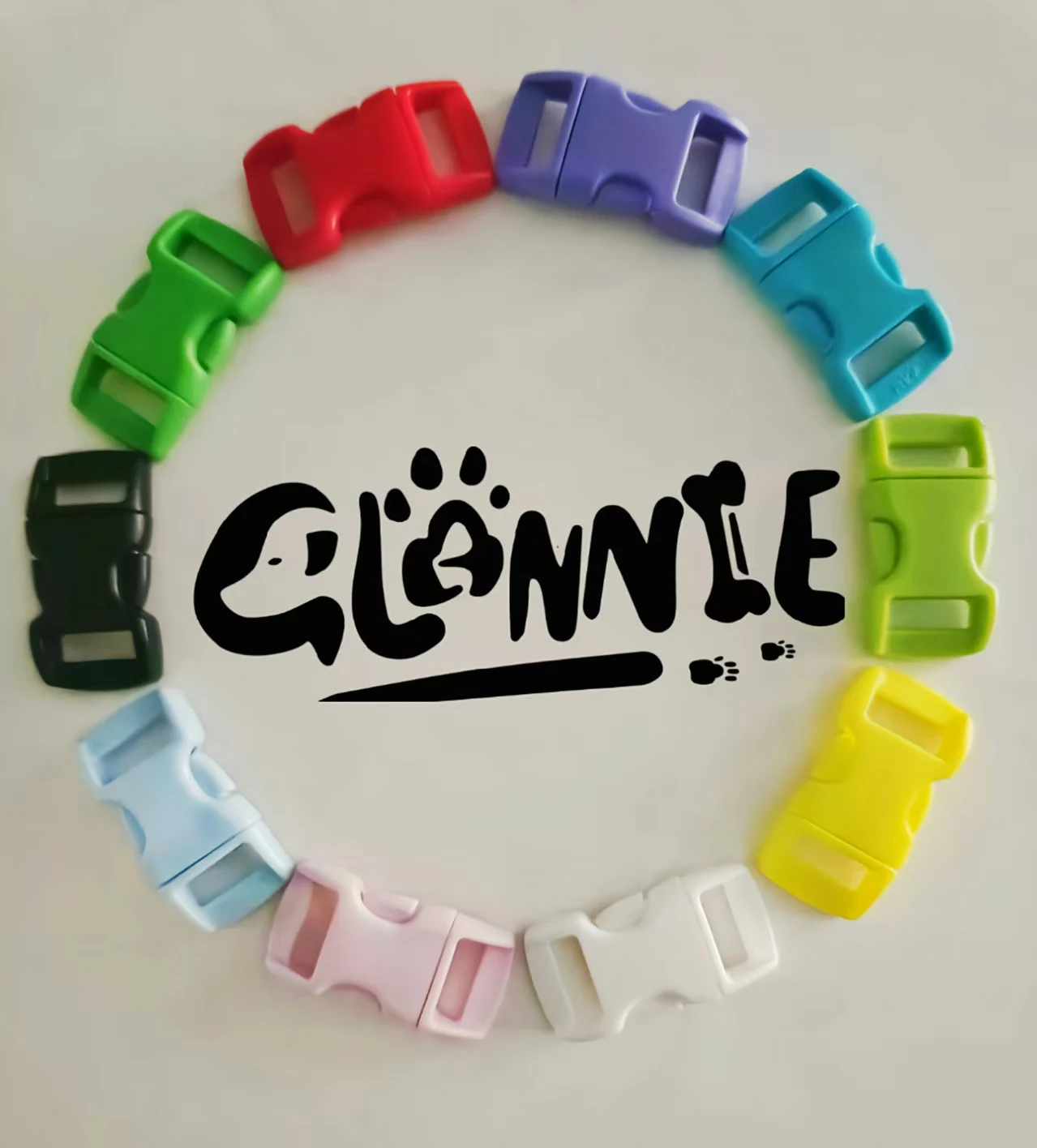 1PCS 15mm 웨빙 플라스틱 곡선형 릴리스 버클 가방 스트랩 애완견 목줄 배낭 파라코드 의류 바느질 DIY 액세서리
