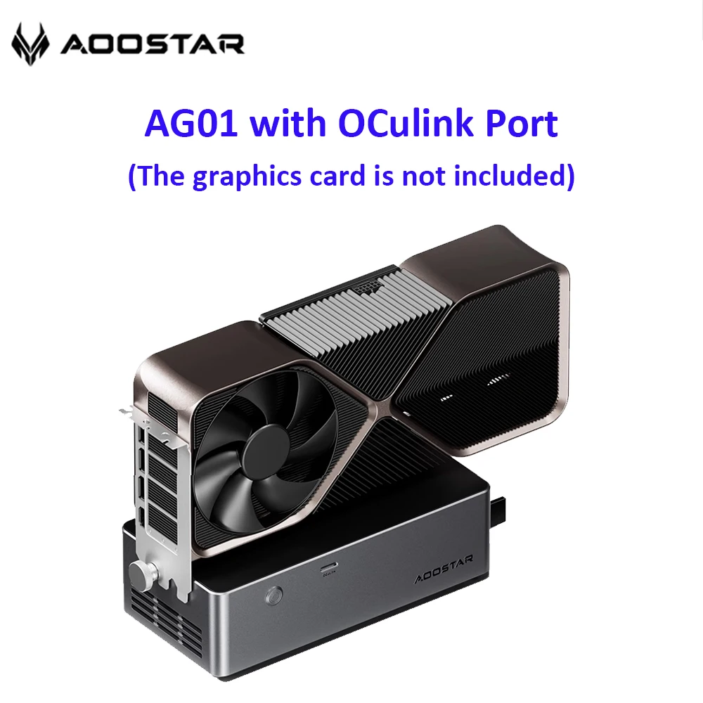 AOOSTAR AG01 EGPU Dock with OCulink Port,Built-in 800W Power