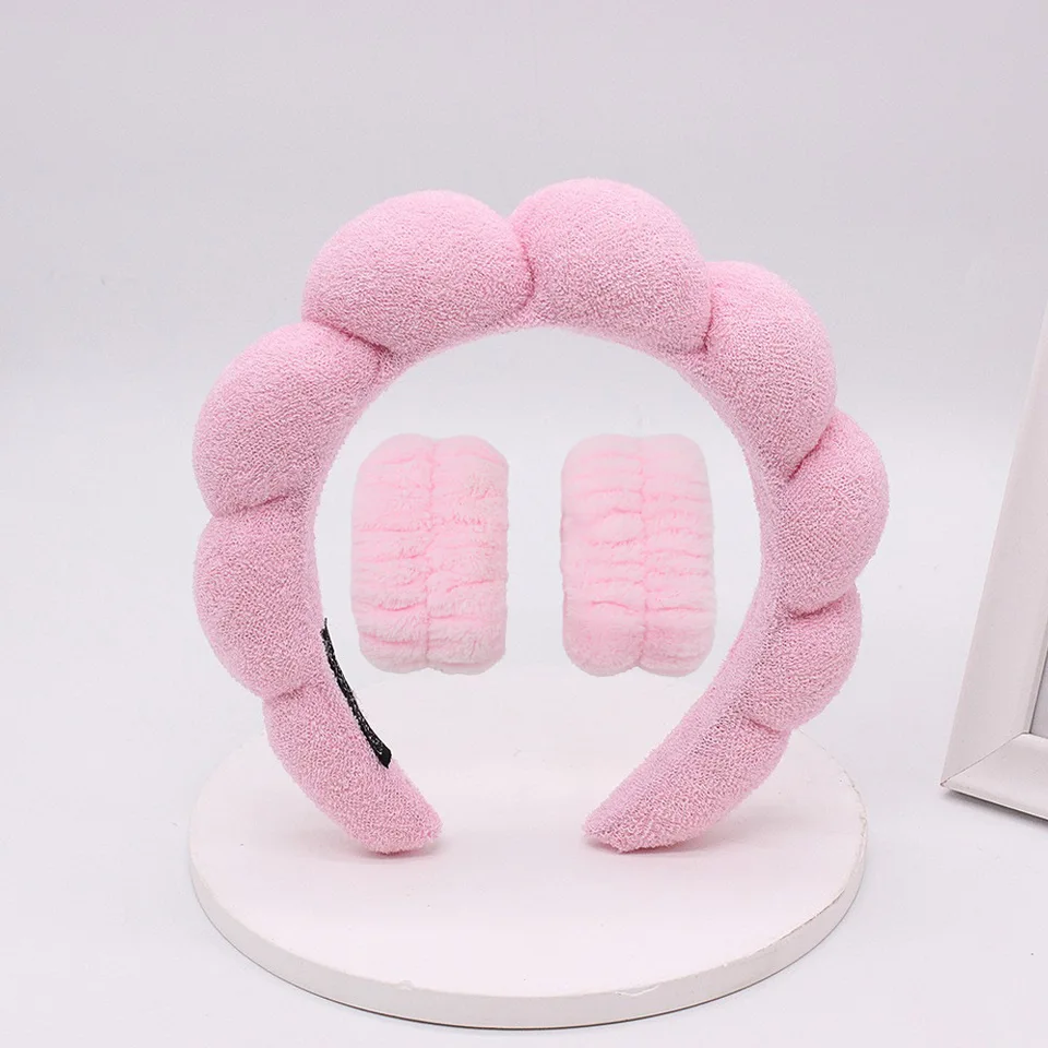 Diadema De Spa Para Mujer, Bonita Toalla De Rizo Para El