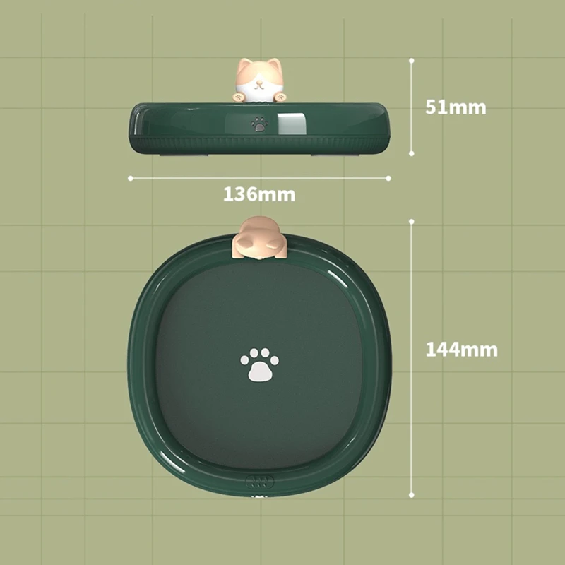 Lovely Kitty Coffee Mug Warmer Electric Cup Heater Coaster Mat for Home 3 Temperature Settings PTC Heating Milk Tea Warming Pad