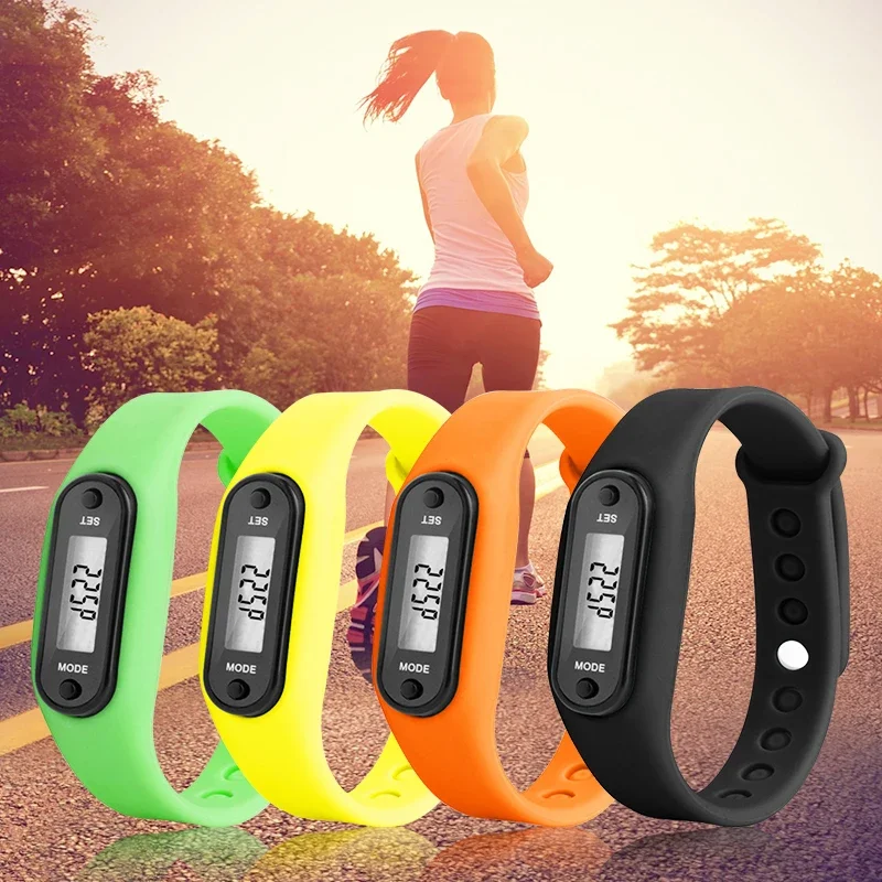 Sports Smart Watch Bracelet Display Fitness Step Tracker Digital LCD Pedometer Running Steps Walking Calorie Counter