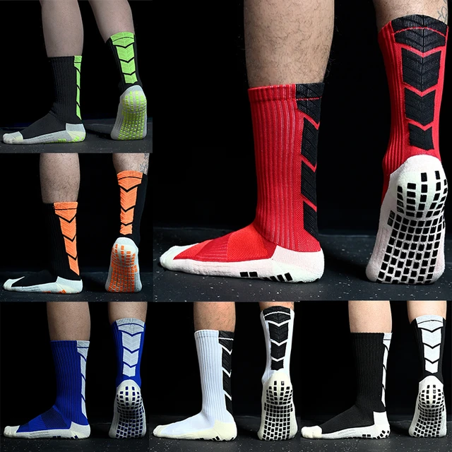 New Football Socks Men Women Non-slip Sports Socks Silicone Bottom