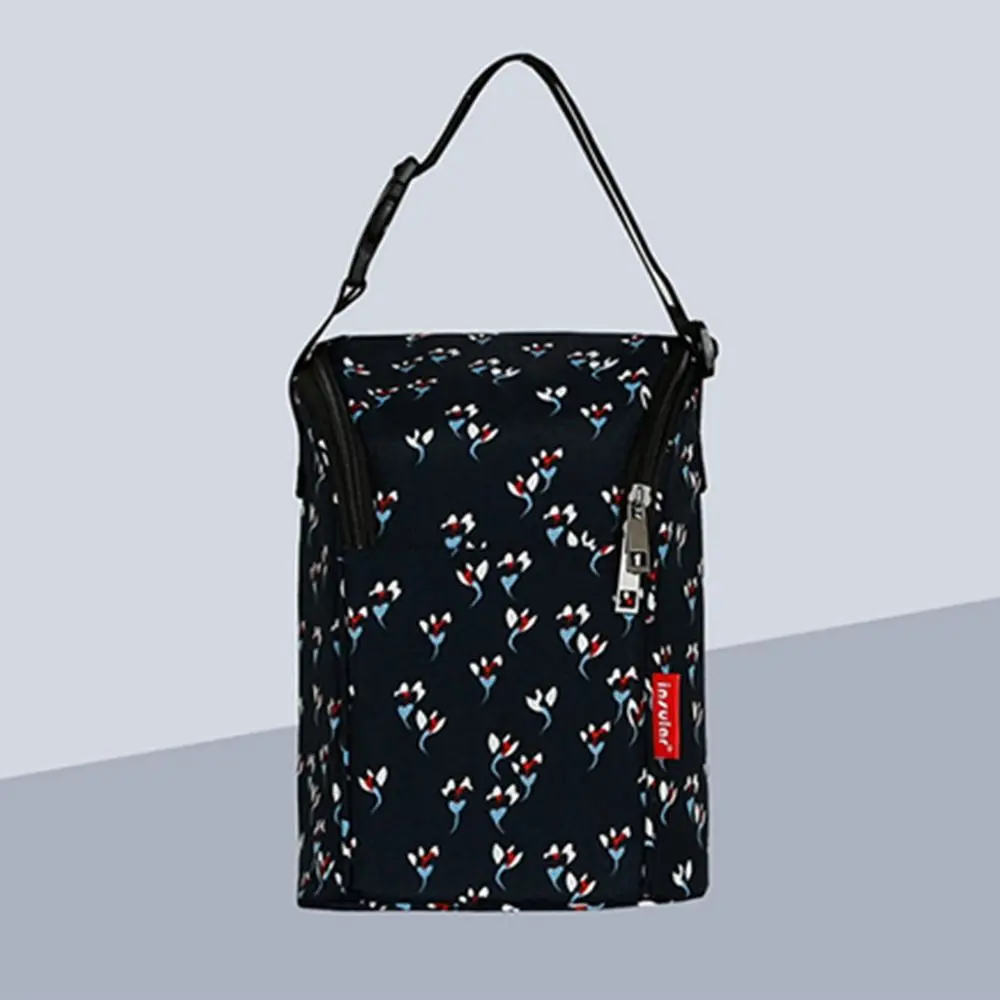 Water-proof Leak-proof Heat Insulation Zipper Stroller Hanging Bag Baby Food Bag Feeding Bottle Bag Breast-milk Storage Bag