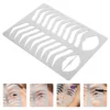 Eyebrow Template Practice Tool Shaping Mold Lip Stencil Stainless Steel Draw Board Metal Shape 2