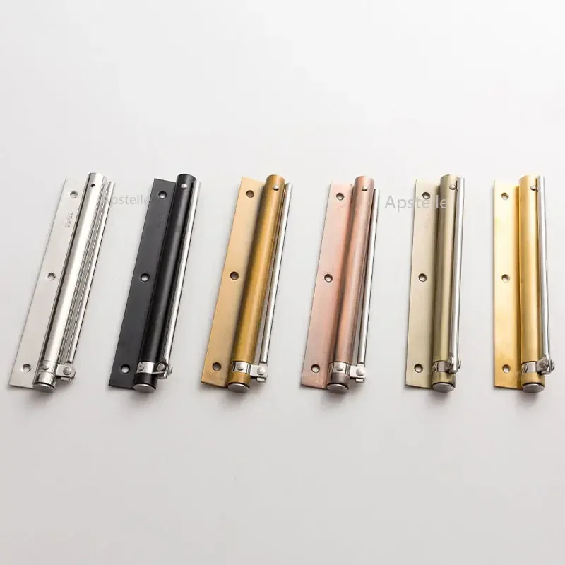 Door Closer Stainless Steel Simple Adjustable Wooden Door Metal Toilet Self Closer Automatic