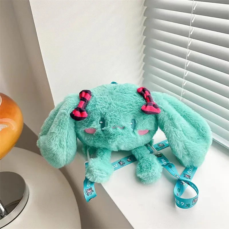 Hatsune Miku Anime Soft Plush Toys Len Kagamine Rin Megurine Divani Filled Dolls Pillow Bag Regalo Per Bambini