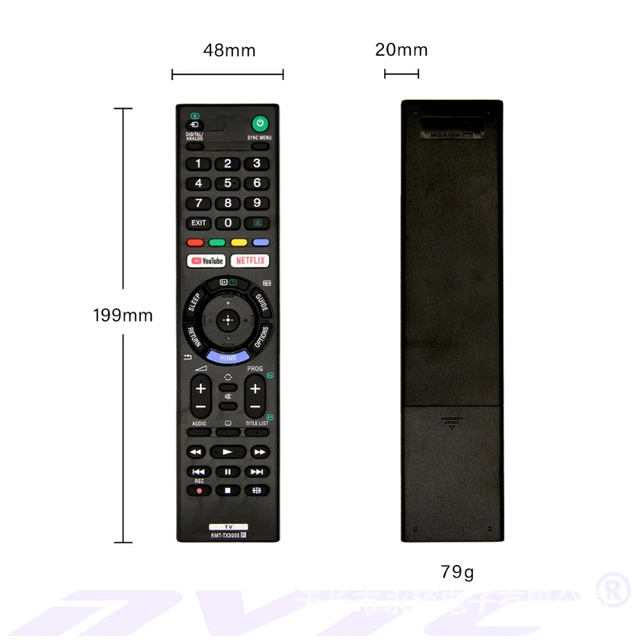 Control remoto universal para todos los televisores Sony - Función completa