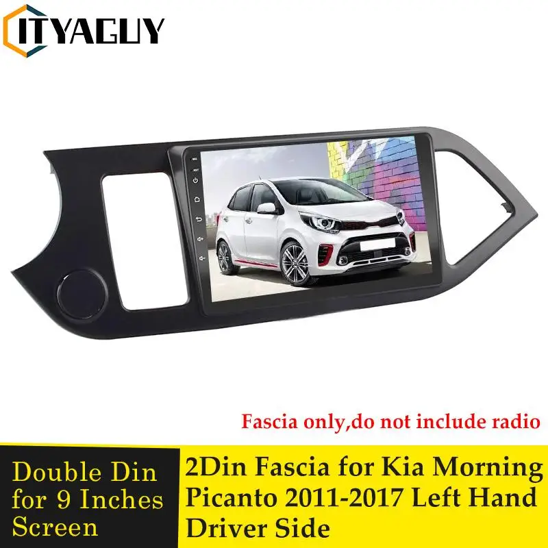 Kit De Montaje Para Radio 1 DIN En Kia Picanto 2007-2011 - Incluye Marco, Adaptadores Y Llaves
