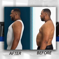 Hommes corps Shaper minceur Compression gilet maillot de corps Sexy taille formateur débardeur contrôle du ventre entraînement perte de poids Shapewear 2