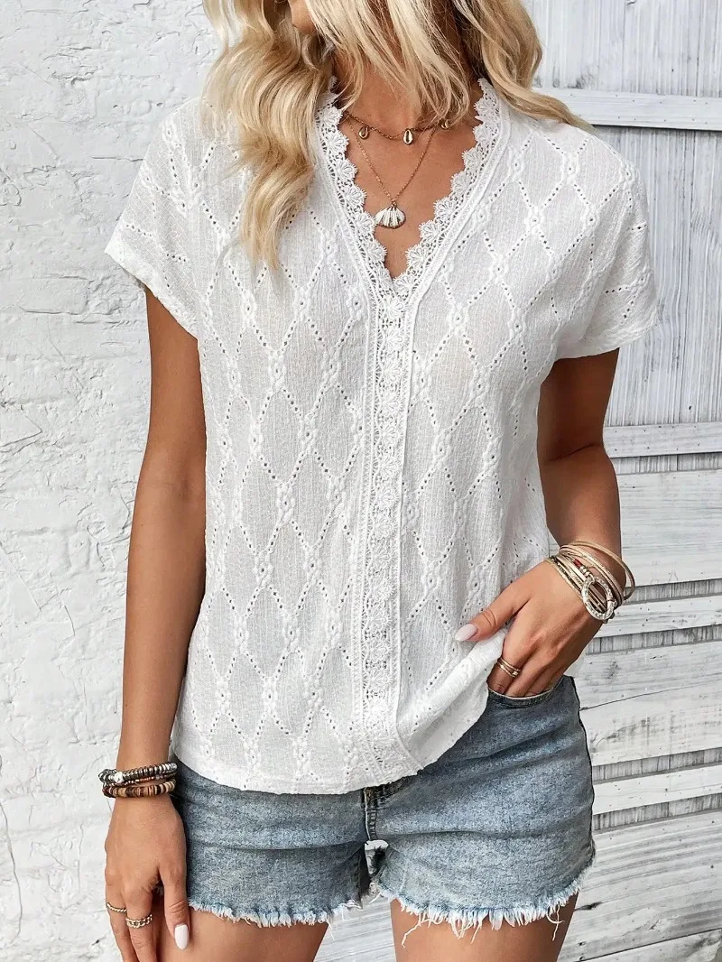 Blusas Blancas Diseos De Blusas Para Mujer Blusa Blanca De Encaje