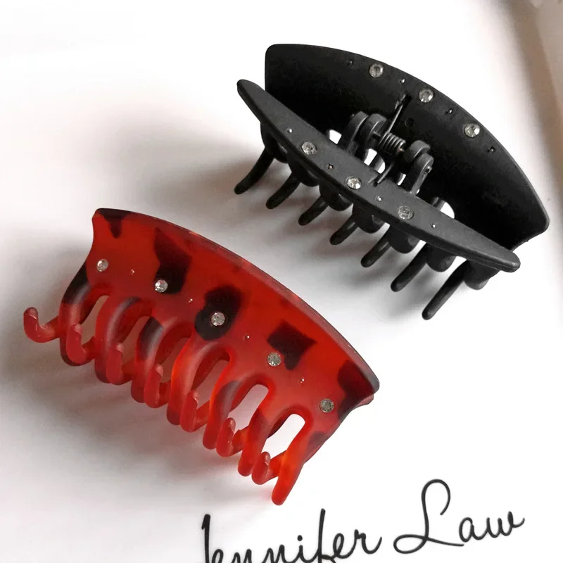 

Crab Hair Clip Bath Clip Ponytail Women Girls Hair Accessories Gift Hot Selling Solid Color Claw Large Hair Clip