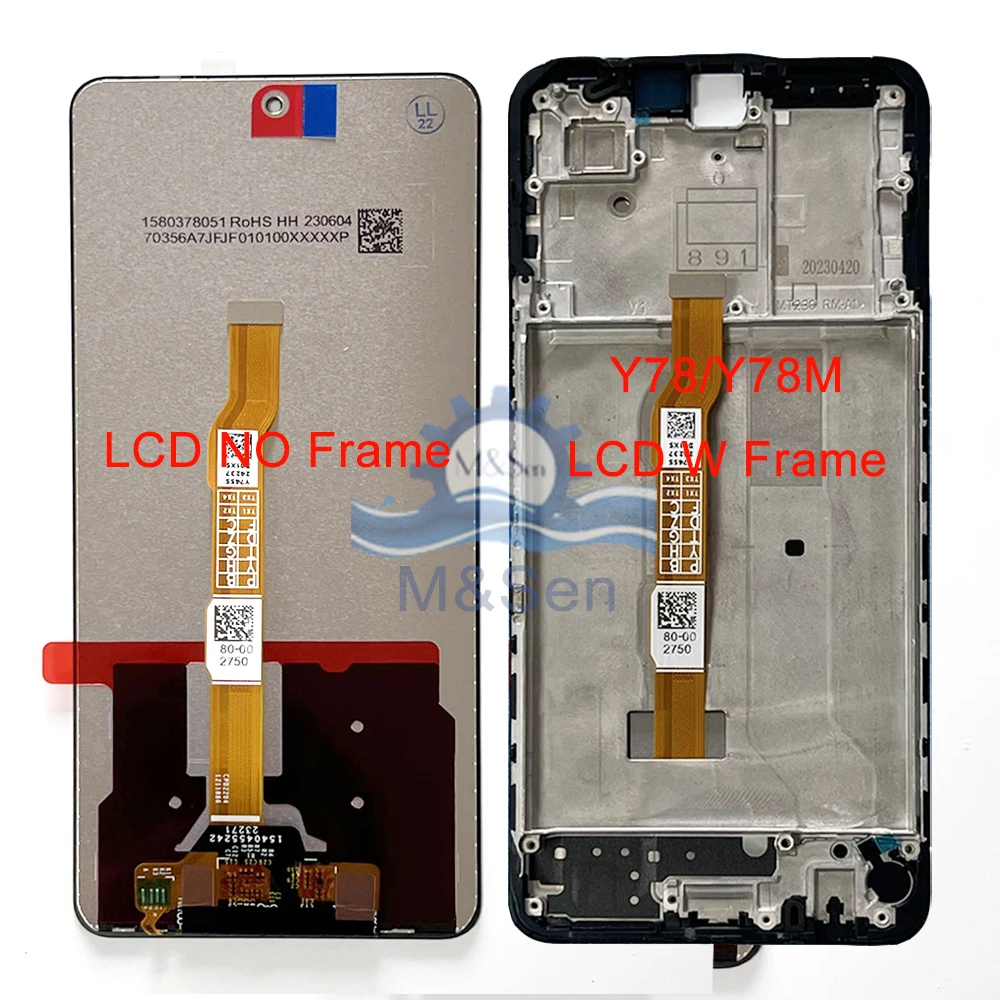 

Original For Vivo Y78 China LCD Y78M LCD Screen LCD Frame Touch Panel Digitizer For Vivo Y78 China Y78M LCD Display