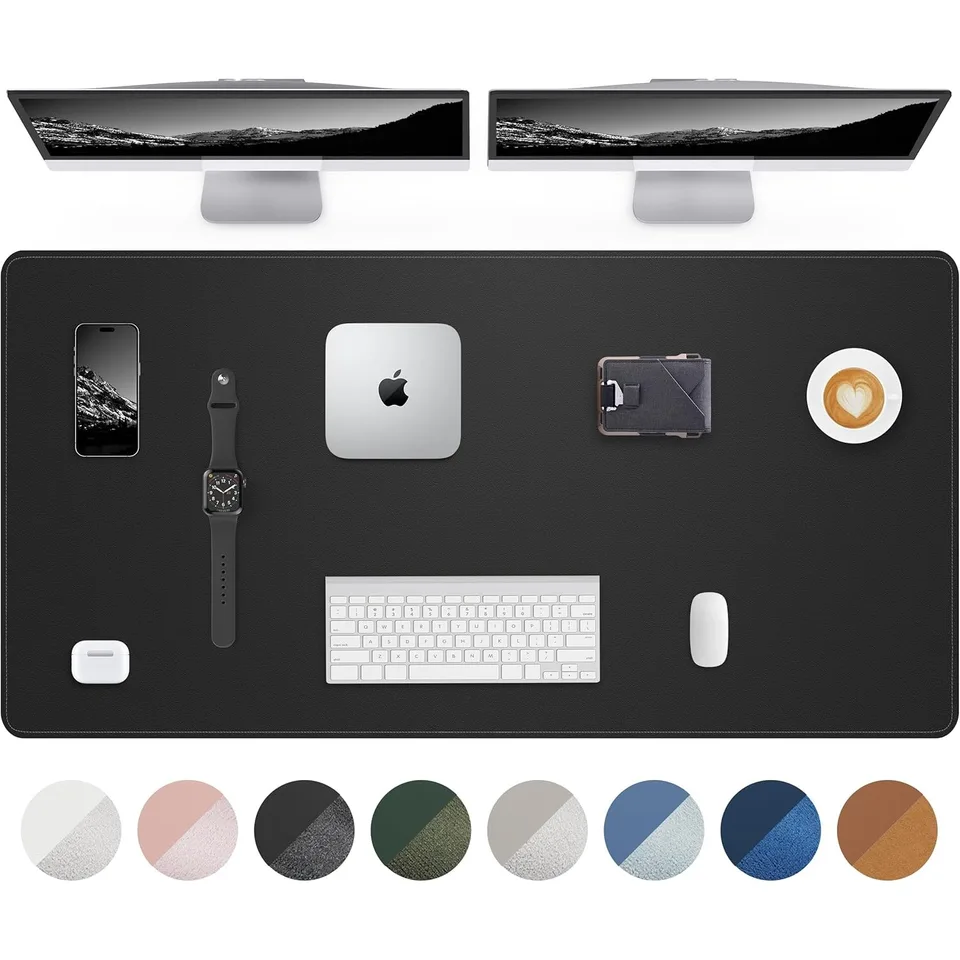 Large PU Leather Desk Pad Mat for Office