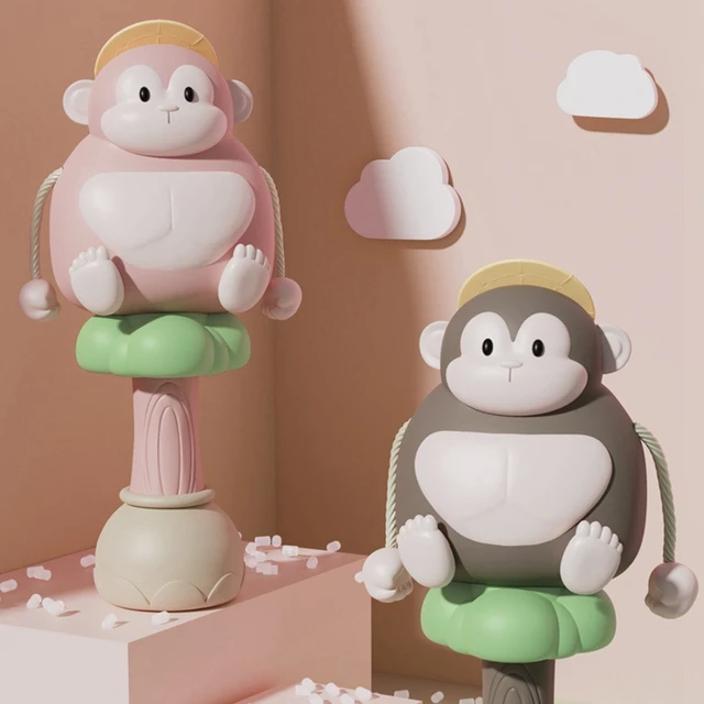 Baby Rattle Toys Gorilla Animal Teether Hand Bells Mobile Infant Stop Weep Tear Rattles Newborn Early Educational Baby Toys 18M 5
