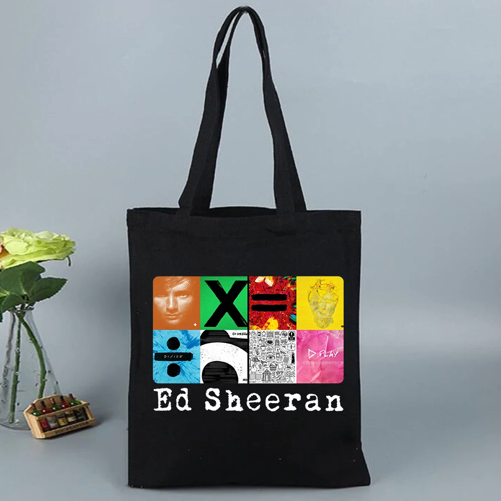 Ed Sheeran Play World Tour 2025 Shopping Bag Girl Fashion Canvas
