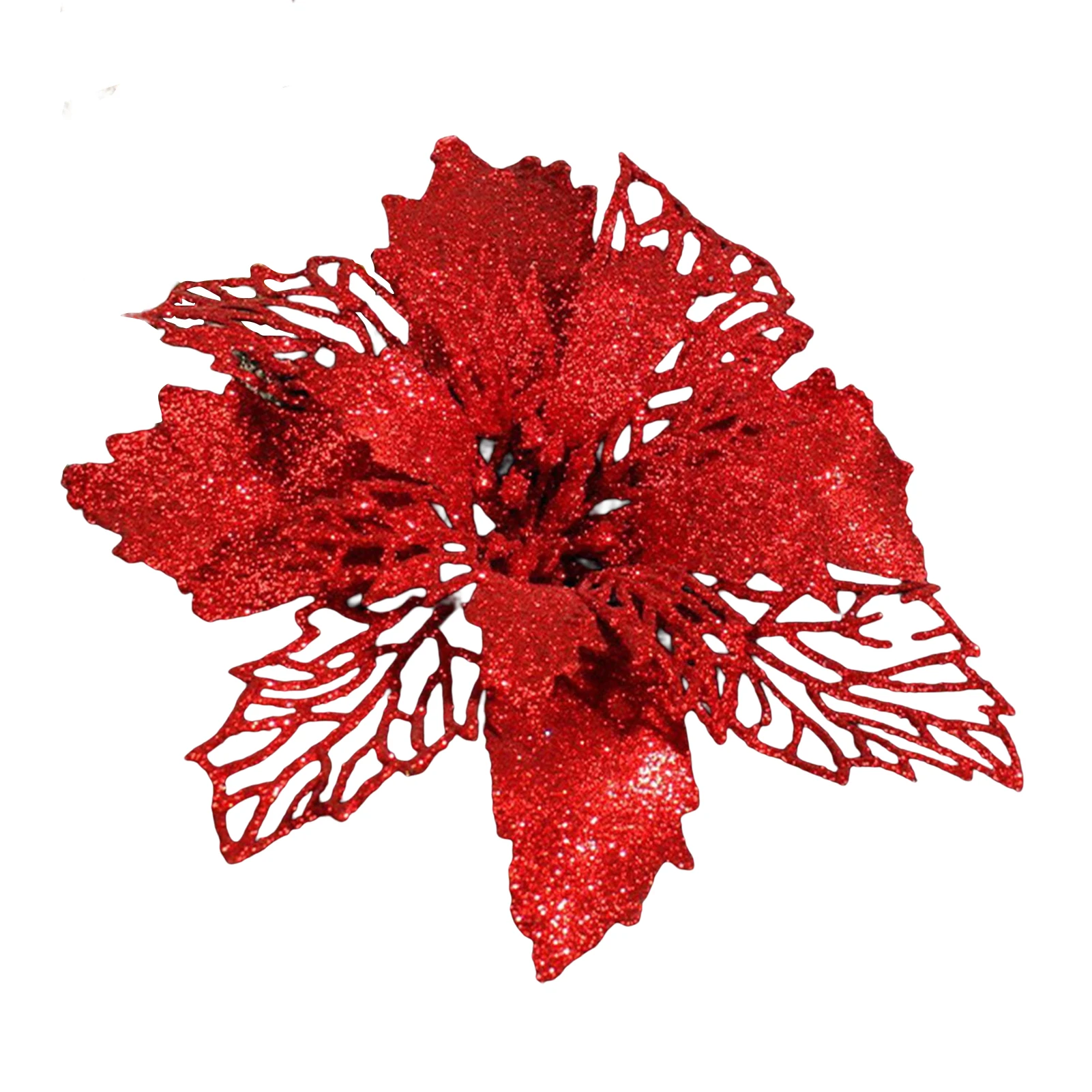 

Рождественская елка, декоративные цветы, очаровательные и сияющие Рождественские цветы для украшения ёлки