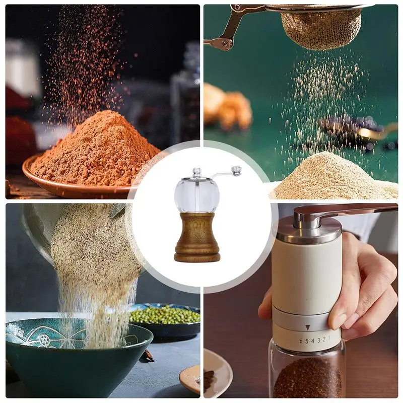

1PCS Spice Grinder Elegant comfortable Salt And Pepper Grinder multifunctional adjustable Manual Pepper Grinder KitchenTool