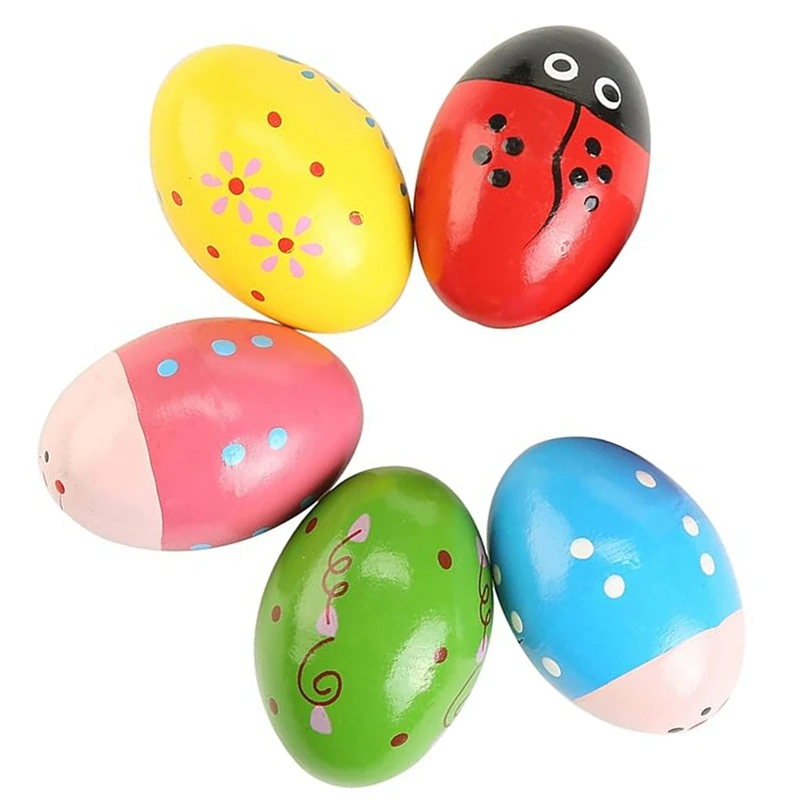 

Wooden Egg Shakers Hand Musical Maracas Percussion Instruments Egg Shakers Musical Instruments