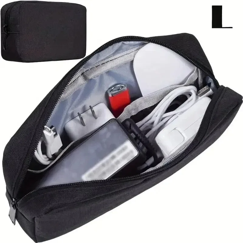 Compact Travel Organizer for Electronics and Accessories