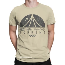 T Shirt à col ras du cou pour homme, en coton, avec dessin du film extraterrestre, USCSS Torrens, Weyland, Yutani Corp, Harajuku, Cool 