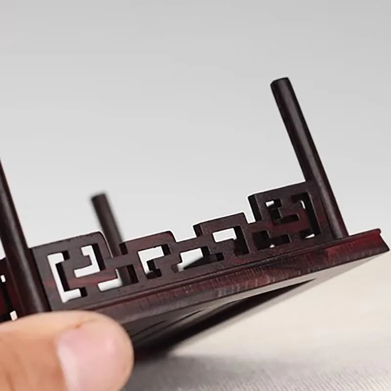 Jade and Stone Ornaments, Jade Seal Base, Square, Purple Sand, Bonsai, Crafts