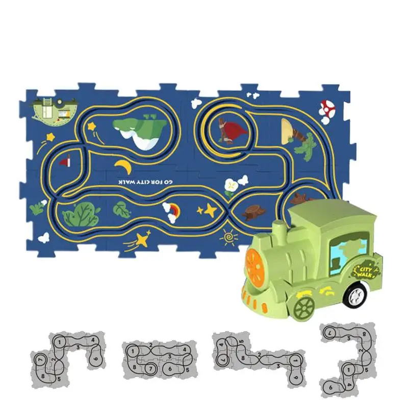 

Детский Игрушечный трек-пазл «сделай сам»