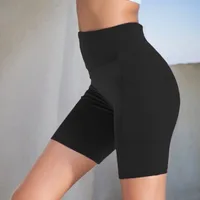 Summer Plus Size Shorts Women Sports High Waist Shorts Gym Workout Running Leggings with Pocket Sexy Hip Lift Cycling Shorts - Image 5