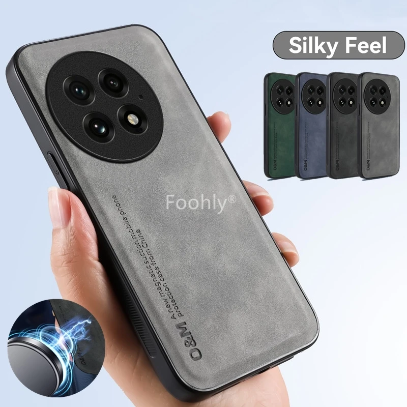 Luxury Shockproof Phone Case with Built-in Magnetic Car Holder