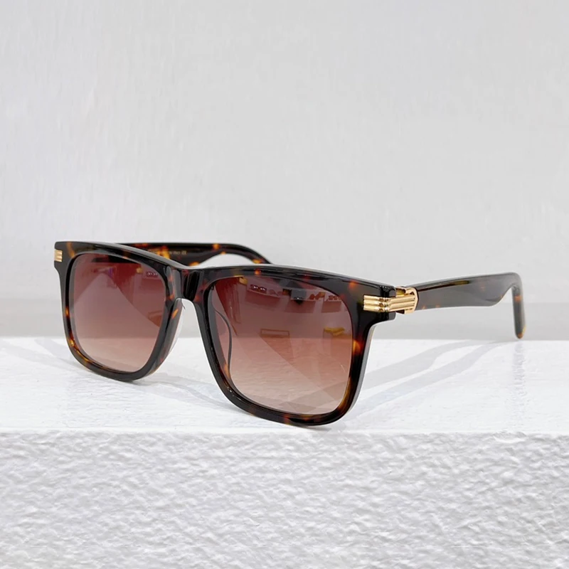 

2023 New Arrive Vintage Square Sunglasses Men Shades CT0428S High Street Tortoise Sun Glasses Thicken Acetate Solar Glasses