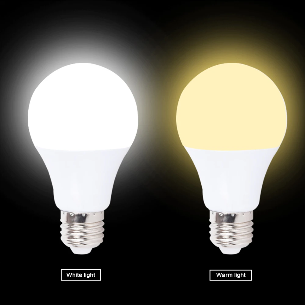 LED 전구, 12V 24V 36V DC AC LED 램프, E27 Lampada, 3W, 5W, 12W, 15W, 24W, 36W, 봄블라, 12V-85 볼트, 콜드 웜 화이트, 로트당 10 개