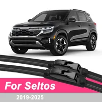 For Kia Seltos 2019-2025 Car Wiper Front Windshield Wiper Blades 2PCS Window Cleaning Car Accessories 2020 2021 2023 2024 1